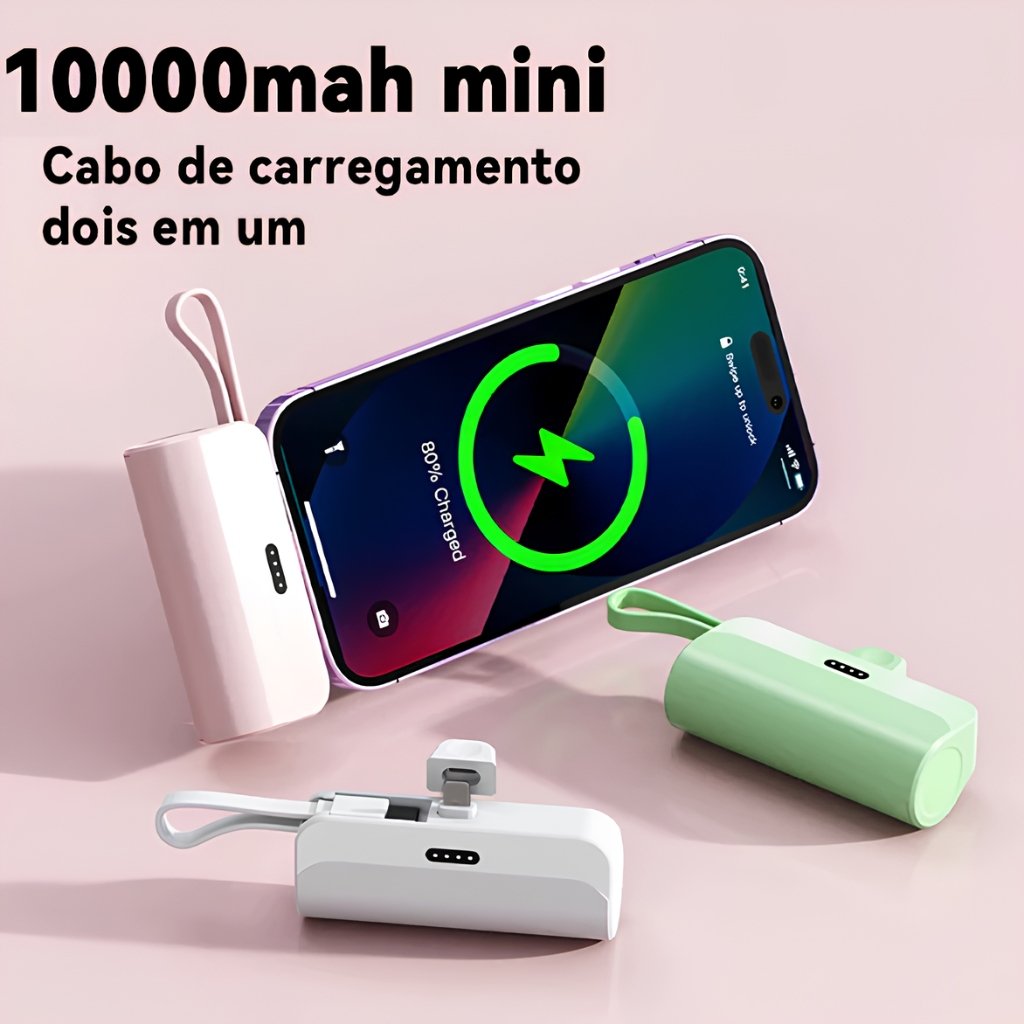 Mini Power Bank Ultra-Compacto